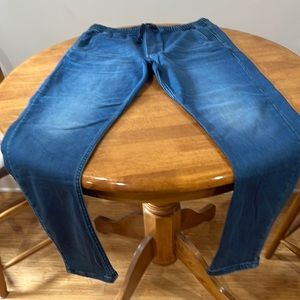 Egyptian Cotton Drawstring Ankle Length Jogger Jeans Not Paige